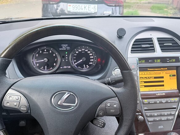 2010 Lexus ES 350 V Рестайлинг, чёрный, 1300000 рублей - вид 6