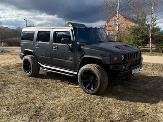 2004 Hummer H2 I, чёрный, 2700000 рублей, вид 1