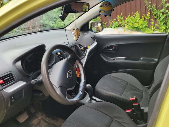 2012 Kia Picanto II, зелёный - вид 4