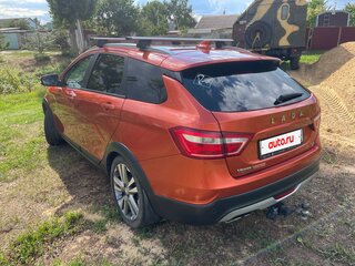 2017 Lada (ВАЗ) Vesta SW Cross I, оранжевый, 890000 рублей, вид 5