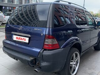 2001 Mercedes-Benz M-Класс 270 I (W163), синий, 600000 рублей, вид 2