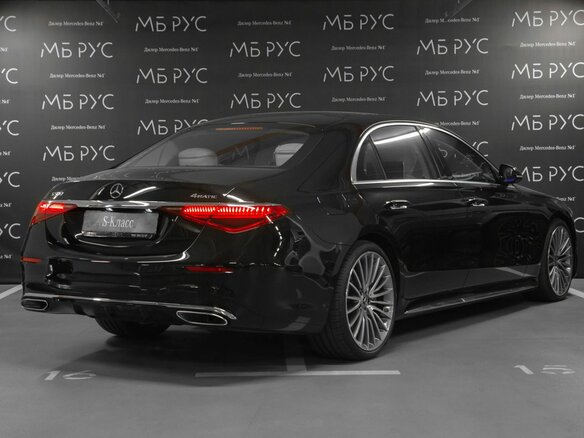 2024 Mercedes-Benz S-Класс 500 Long 4MATIC VII (W223), чёрный, 19474000 рублей - вид 3