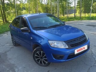 2017 Lada (ВАЗ) Granta I, синий, 395000 рублей, вид 3
