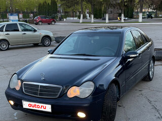 2000 Mercedes-Benz C-Класс 180 II (W203), синий, 500000 рублей, вид 2