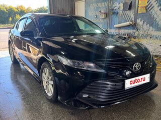 2019 Toyota Camry VIII (XV70), чёрный, 1600000 рублей, вид 3