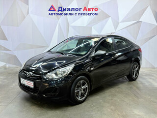 2011 Hyundai Solaris I, чёрный, 670000 рублей, вид 1