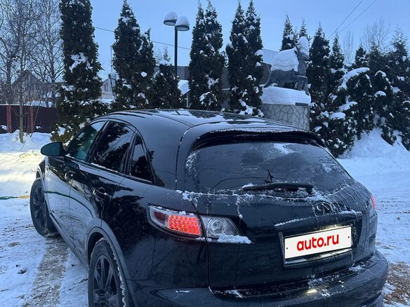 2007 Infiniti FX35 I (S50) Рестайлинг, чёрный, 1550000 рублей - вид 4