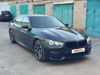 2018 BMW 7 серии 740d xDrive VI (G11/G12), чёрный, 3990000 рублей, вид 2