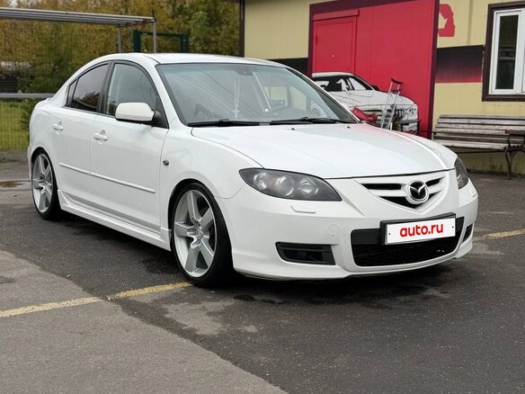 2008 Mazda 3 I (BK) Рестайлинг, белый, 600000 рублей - вид 2