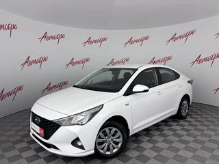 2022 Hyundai Solaris II Рестайлинг, белый, 1379000 рублей, вид 1