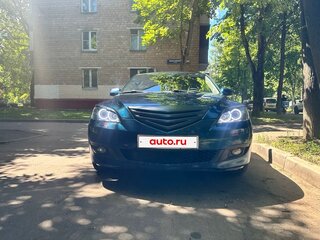 2007 Mazda 3 I (BK) Рестайлинг, синий, 520000 рублей, вид 3