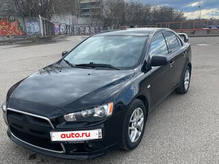 2012 Mitsubishi Lancer X Рестайлинг, чёрный, 800000 рублей, вид 1