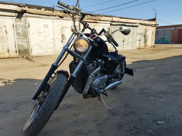 1995 Suzuki Intruder VS 400, чёрный, 230000 рублей