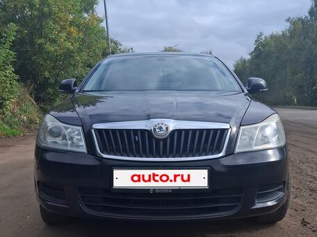 2008 Skoda Octavia II (A5) Рестайлинг, чёрный, 645000 рублей, вид 2