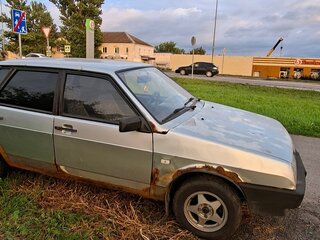 2001 Lada (ВАЗ) 21099, серебристый, 75000 рублей, вид 5