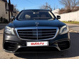 2016 Mercedes-Benz S-Класс 350 CDI BlueTEC Long 9G-TRONIC VI (W222, C217), чёрный, 3800000 рублей, вид 1