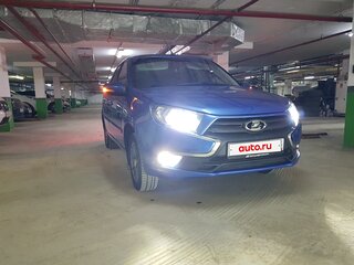 2020 Lada (ВАЗ) Granta I Рестайлинг, синий, 680000 рублей, вид 4