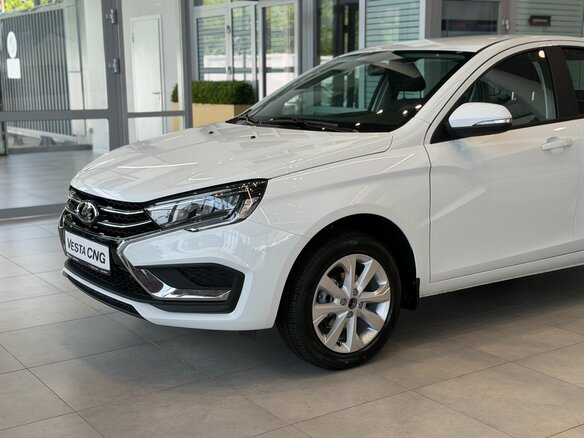 2026 Lada (ВАЗ) Vesta CNG I Рестайлинг (NG), белый, 2105000 рублей - вид 6