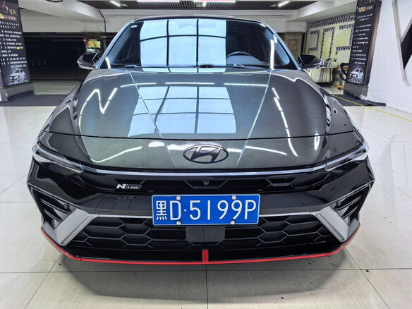 2024 Hyundai Elantra VII (CN7) Рестайлинг, серый - вид 1