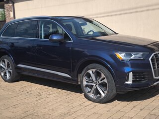 2021 Audi Q7 55 TFSI II (4M) Рестайлинг, синий, 8200000 рублей, вид 1