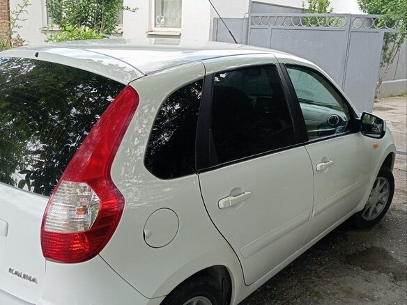 2013 Lada (ВАЗ) Kalina II, белый - вид 3