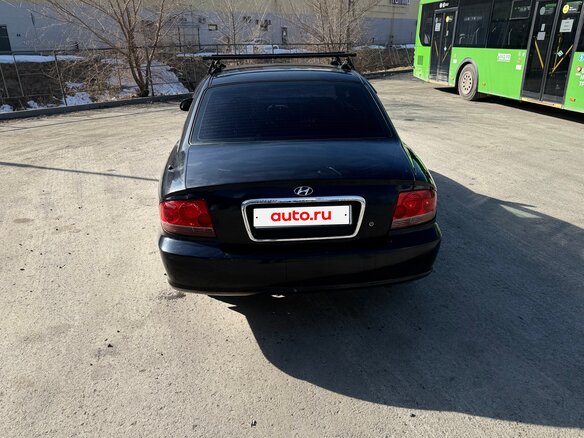 2008 Hyundai Sonata ТагАЗ IV (EF) Рестайлинг, чёрный, 330000 рублей - вид 3