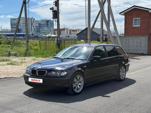2001 BMW 3 серии 316i IV (E46) Рестайлинг, синий, 630000 рублей - вид 2