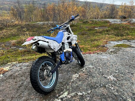 2002 Kawasaki D-tracker 250, белый, 220000 рублей, вид 3