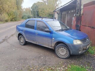 2009 Renault Logan I, синий, 195000 рублей, вид 3