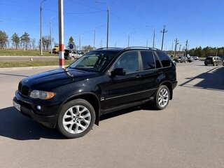 2004 BMW X5 3.0i I (E53) Рестайлинг, чёрный, 950000 рублей, вид 1