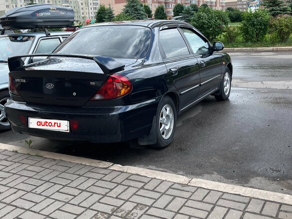 2006 Kia Spectra I Рестайлинг 2, чёрный, 390000 рублей - вид 2