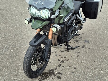 2013 Triumph Tiger Explorer, зелёный, 800000 рублей, вид 2
