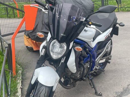 2012 Suzuki SFV 650 Gladius, белый, 450000 рублей, вид 5