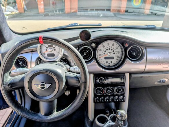 2003 Mini Hatch Cooper S I (R50), синий, 1250000 рублей - вид 8