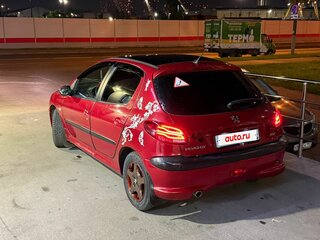 2005 Peugeot 206, красный, 380000 рублей, вид 3