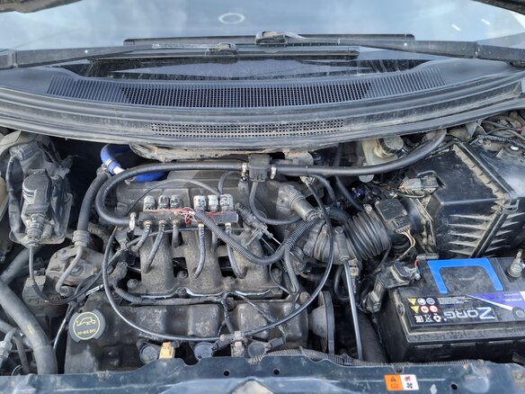 2004 Mazda MPV II (LW) Рестайлинг, синий, 380000 рублей - вид 6