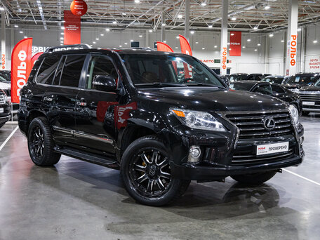 2012 Lexus LX 570 III, чёрный, 4058510 рублей, вид 5