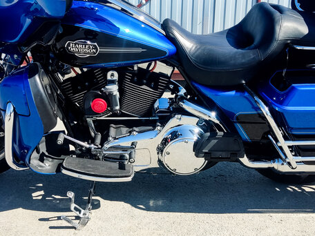 2008 Harley-Davidson Electra Glide, синий, 775000 рублей, вид 2