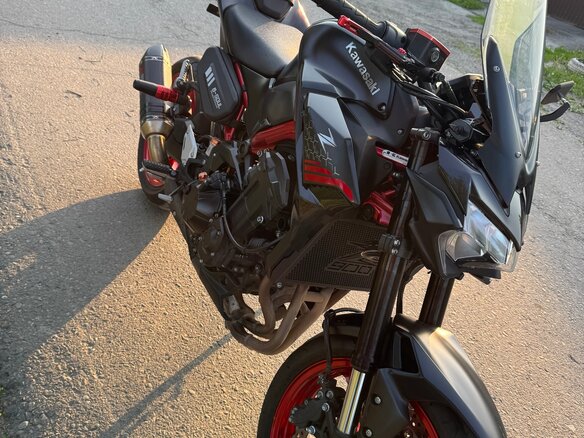 2021 Kawasaki Z 900, чёрный, 600000 рублей - вид 6