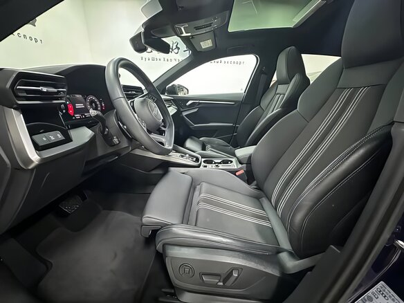 2023 Audi A3 Sportback 35 TFSI IV (8Y), синий, 2199000 рублей - вид 19