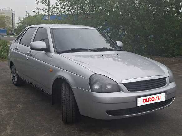 2008 Lada (ВАЗ) Priora I, серебристый, 280000 рублей - вид 1