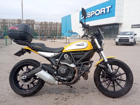 2016 Ducati Scrambler 800, жёлтый, 420000 рублей, вид 2