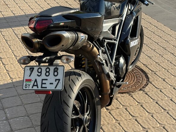 2011 Ducati 848, чёрный, 500000 рублей - вид 9