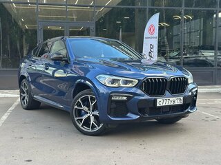 2021 BMW X6 30d III (G06), синий, 8220000 рублей, вид 3