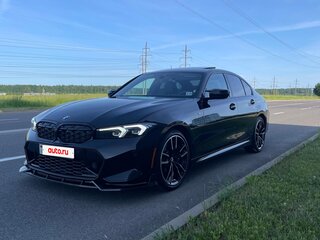 2024 BMW 3 серии M340i xDrive VII (G2x) Рестайлинг, чёрный, 5950000 рублей, вид 2