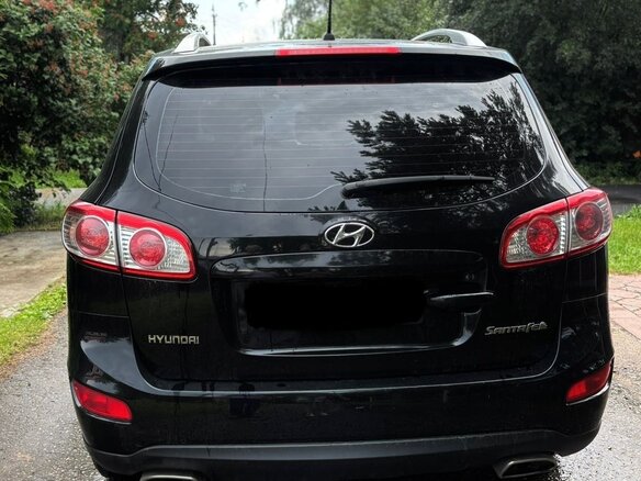 2010 Hyundai Santa Fe II Рестайлинг, чёрный, 1600000 рублей - вид 3
