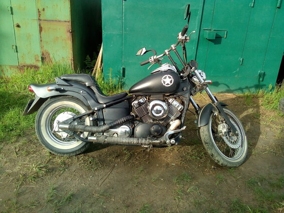1999 Yamaha XVS400 Drag Star, чёрный, 220666 рублей
