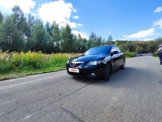 2008 Mazda 3 I (BK) Рестайлинг, чёрный, 520000 рублей, вид 3