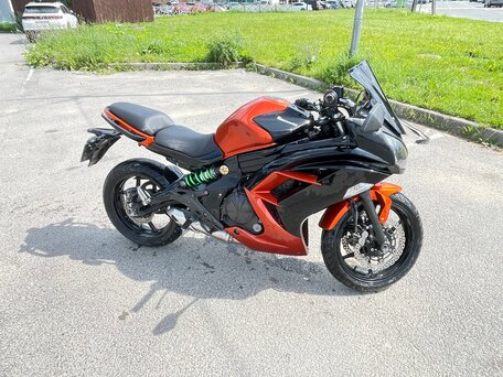 2014 Kawasaki Ninja 400, оранжевый, 420000 рублей, вид 1