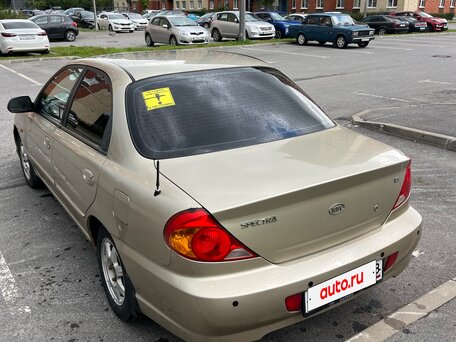 2008 Kia Spectra I Рестайлинг 2, бежевый, 250000 рублей, вид 4